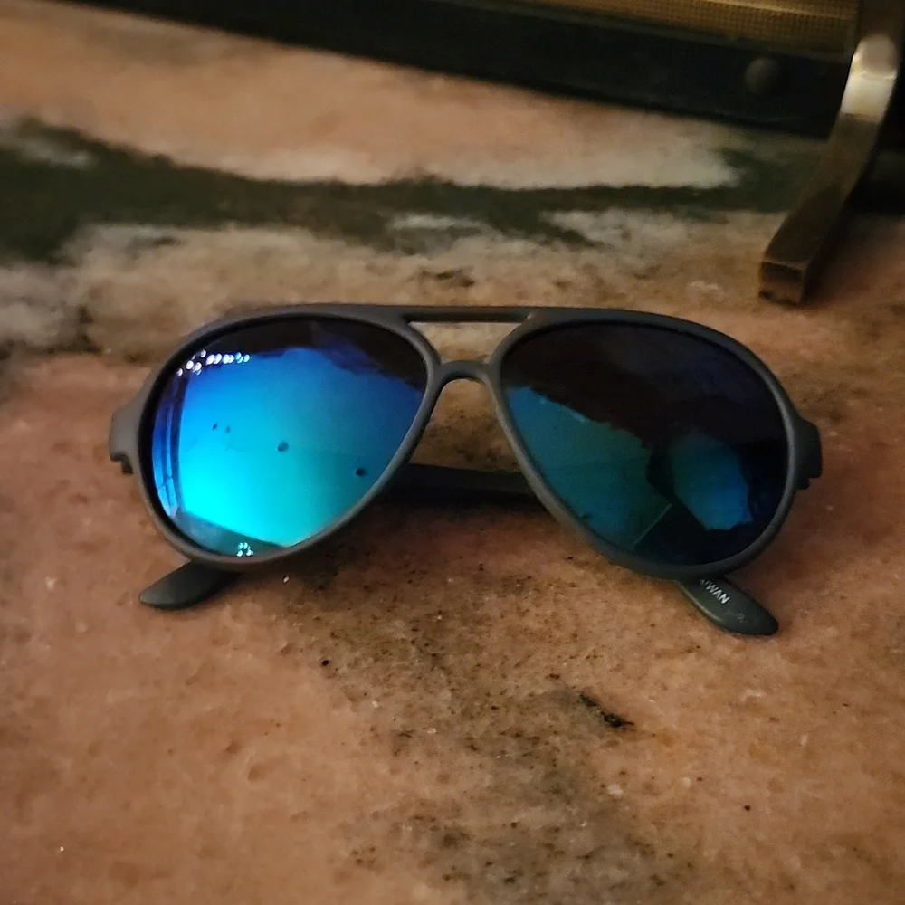 Stylish Blue Baby Sunglasses Aviators Infant Size